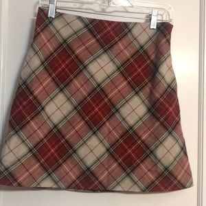 Cutest plaid skirt. Perfect for holidays.